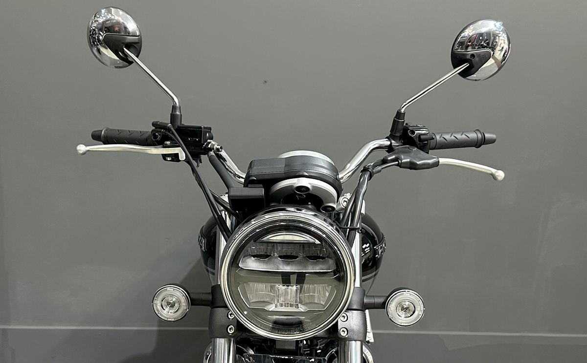 Đèn pha Honda CB350 Hness Pro 2023 đen bóng 